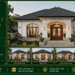 Mẫu nhà mái Nhật hiện đại NMN09
