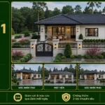 Mẫu nhà mái Nhật hiện đại NMN11