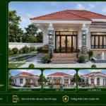 Mẫu nhà mái Nhật hiện đại NMN12