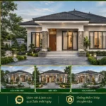 Mẫu nhà mái Nhật hiện đại NMN18