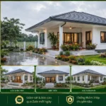 Mẫu nhà mái Nhật hiện đại NMN22