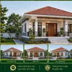 Mẫu nhà mái Nhật hiện đại NMN23
