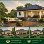 Mẫu nhà mái Nhật hiện đại NMN24