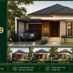 Mẫu nhà mái Nhật hiện đại NMN29