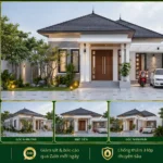 Mẫu nhà mái Nhật hiện đại NMN33