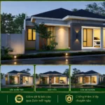 Mẫu nhà mái Nhật hiện đại NMN35