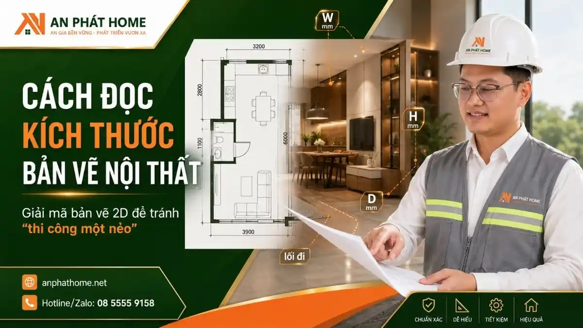 Hướng Dẫn Cách Đọc Bản Vẽ Kích Thước Nội Thất Dành Cho Người Mới Xây Nhà