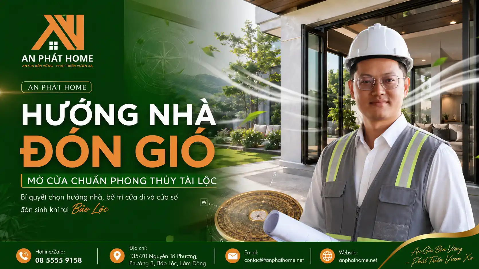 Cách Chọn Hướng Nhà Đón Gió Và Mở Cửa Chuẩn Phong Thủy Tài Lộc