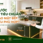Kích thước bàn bếp tiêu chuẩn