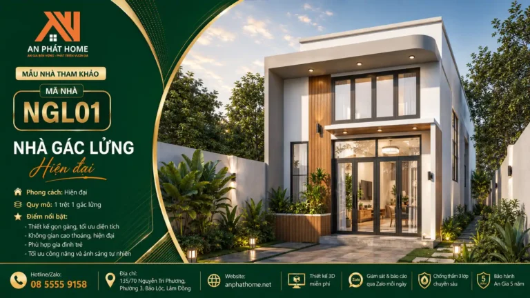 Mẫu nhà gác lửng MGL01