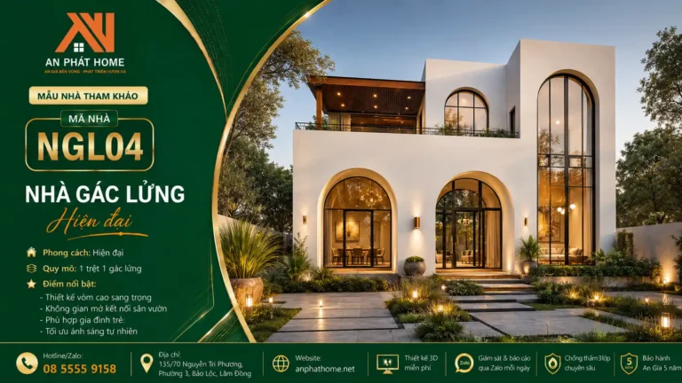 Mẫu nhà gác lửng MGL04