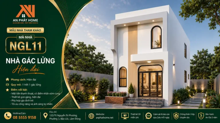 Mẫu nhà gác lửng MGL11