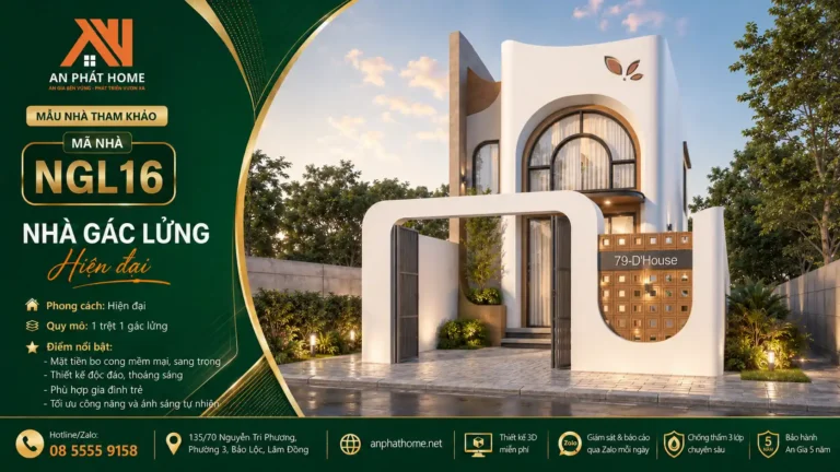 Mẫu nhà gác lửng MGL16