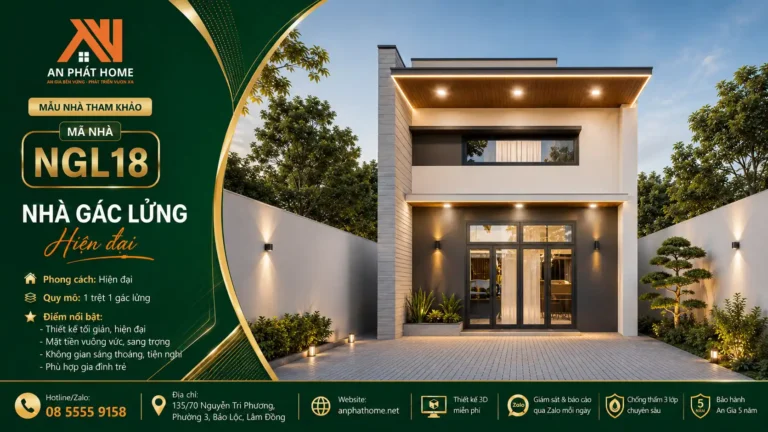 Mẫu nhà gác lửng MGL18