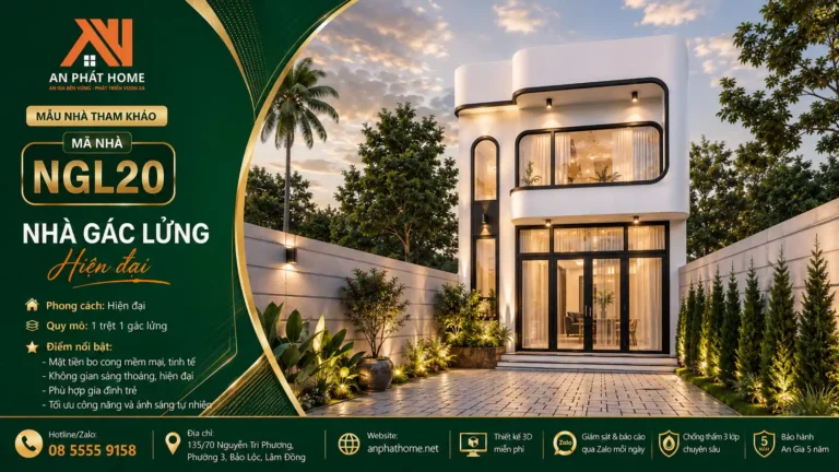 Mẫu nhà gác lửng MGL20
