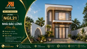 Mẫu nhà gác lửng MGL21