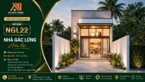 Mẫu nhà gác lửng MGL22