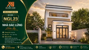 Mẫu nhà gác lửng MGL23