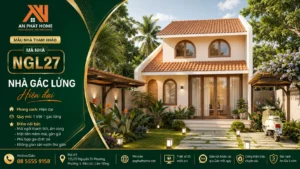 Mẫu nhà gác lửng MGL27
