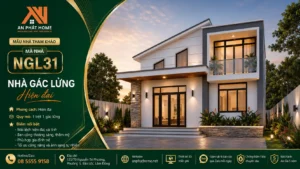 Mẫu nhà gác lửng MGL31