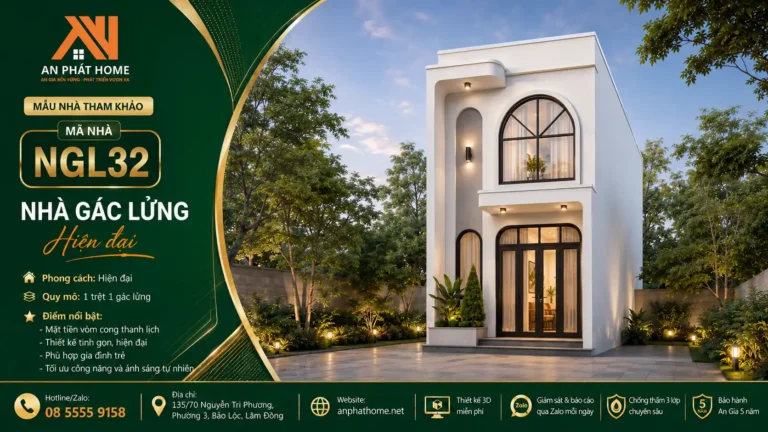 Mẫu nhà gác lửng MGL32