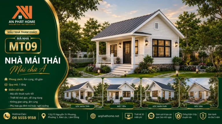Mẫu nhà mái Thái MT09