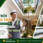 Thiết kế giếng trời và cửa sổ trời để lấy sáng và thông gió