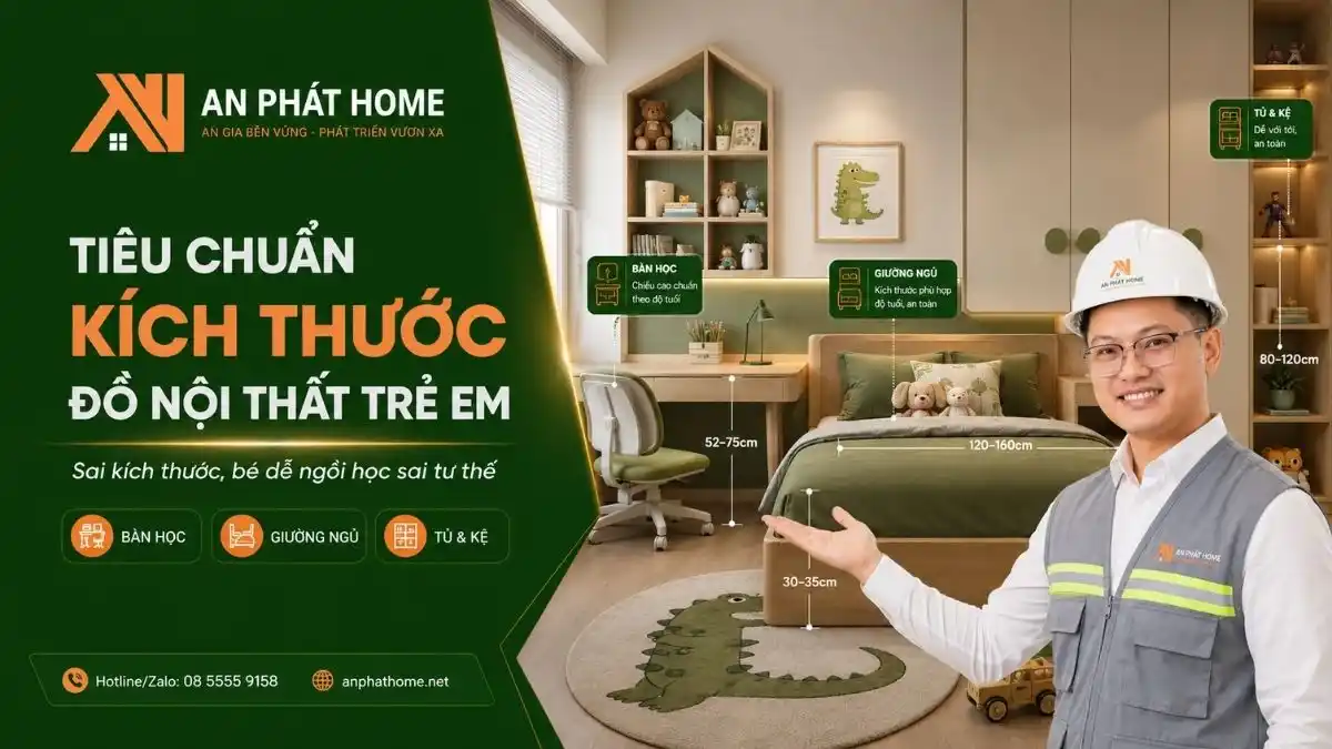 Tiêu Chuẩn Kích Thước Đồ Nội Thất Trẻ Em Đảm Bảo An Toàn & Phát Triển