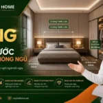 Tỷ lệ vàng trong kích thước nội thất phòng ngủ