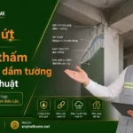 Xử lý nứt và chống thấm tiếp giáp dầm tường đúng kỹ thuật