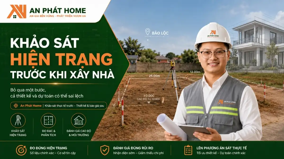 Khảo sát xây dựng trước khi lên kế hoạch xây nhà