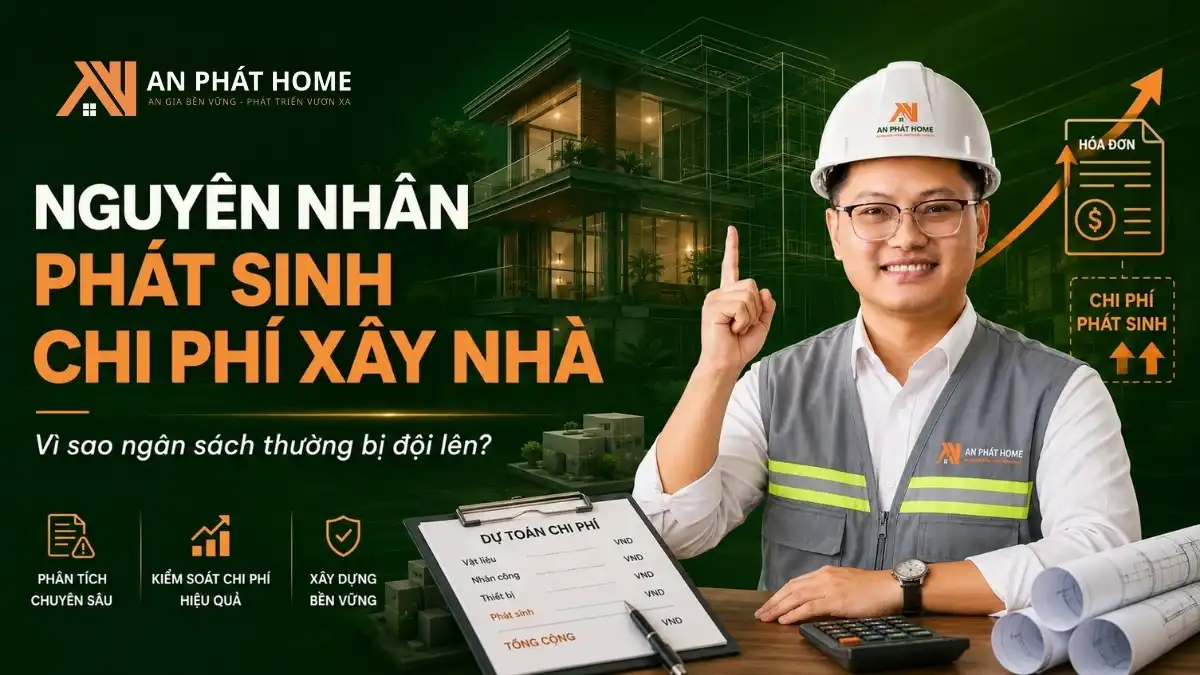Những nguyên nhân dẫn đến phát sinh chi phí xây nhà hiện nay