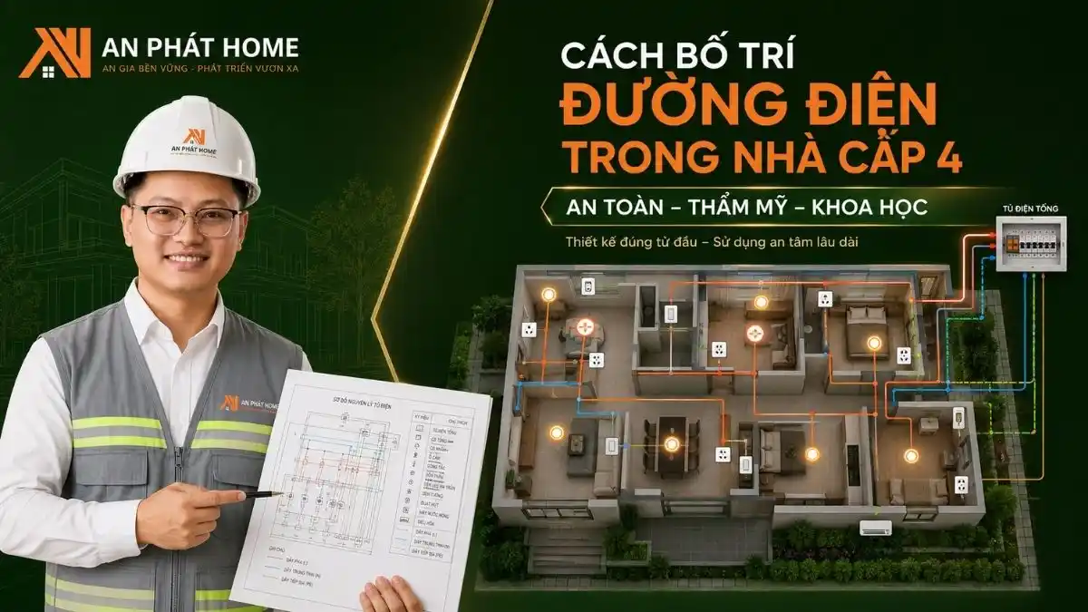 Cách Bố Trí Đường Điện Trong Nhà Cấp 4 An Toàn, Thẩm Mỹ