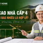 Chiều Cao Nhà Cấp 4_ Tiêu Chuẩn Bao Nhiêu Là Hợp Lý