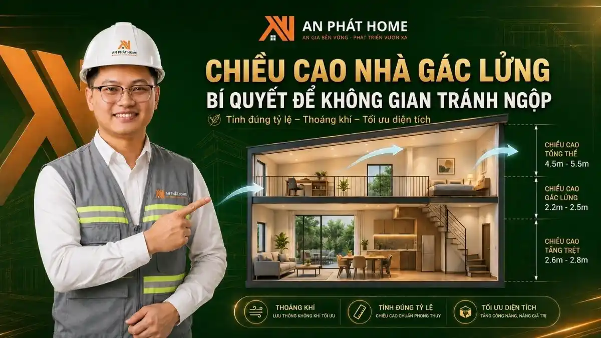 Chiều Cao Nhà Gác Lửng_ Bí Quyết Để Không Gian Tránh Ngộp