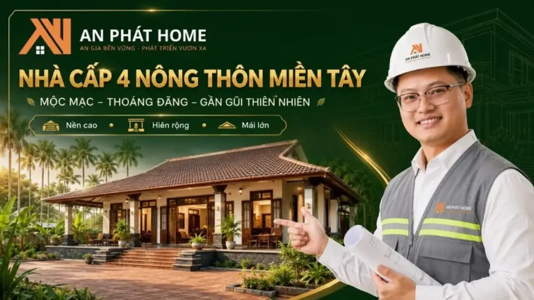 Đặc Trưng Kiến Trúc Các Mẫu Nhà Cấp 4 Nông Thôn Miền Tây