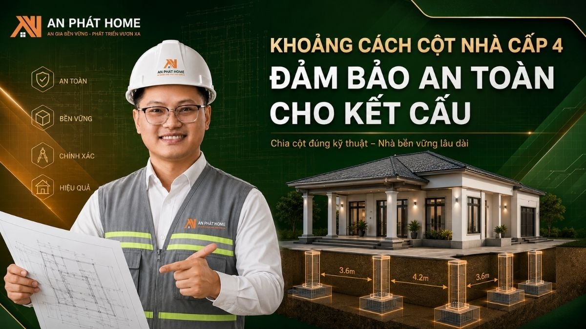 Khoảng Cách Cột Nhà Cấp 4 Đảm Bảo An Toàn Cho Kết Cấu