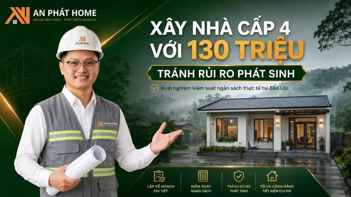 Kinh Nghiệm Xây Nhà Cấp 4 Với 130 Triệu Tránh Rủi Ro Phát Sinh