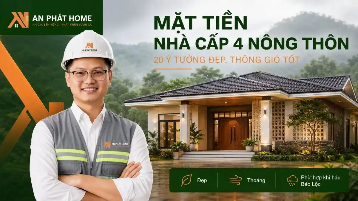 Mặt Tiền Nhà Cấp 4 Nông Thôn_ 20 Ý Tưởng Đẹp, Thông Gió Tốt