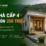 Mẫu Nhà Cấp 4 Nông Thôn 250 Triệu_ Bài Toán Ngân Sách Thực Tế