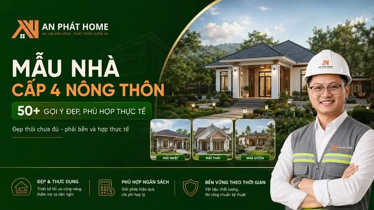 Mẫu Nhà Cấp 4 Nông Thôn_ 50+ Gợi Ý Đẹp, Phù Hợp Thực Tế