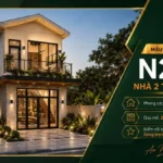 Nhà 2 tầng mái chữ A N2T01