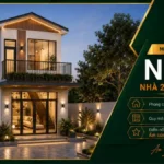 Nhà 2 tầng mái chữ A N2T04