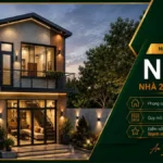 Nhà 2 tầng mái chữ A N2T05