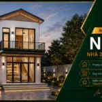 Nhà 2 tầng mái chữ A N2T06