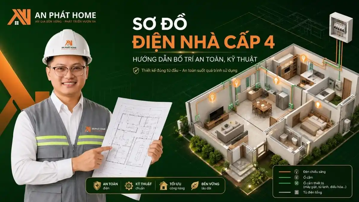 Sơ Đồ Điện Nhà Cấp 4_ Hướng Dẫn Bố Trí An Toàn, Kỹ Thuật