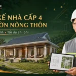 Thiết Kế Nhà Cấp 4 Sân Vườn Nông Thôn Đẹp, Tối Ưu Chi Phí