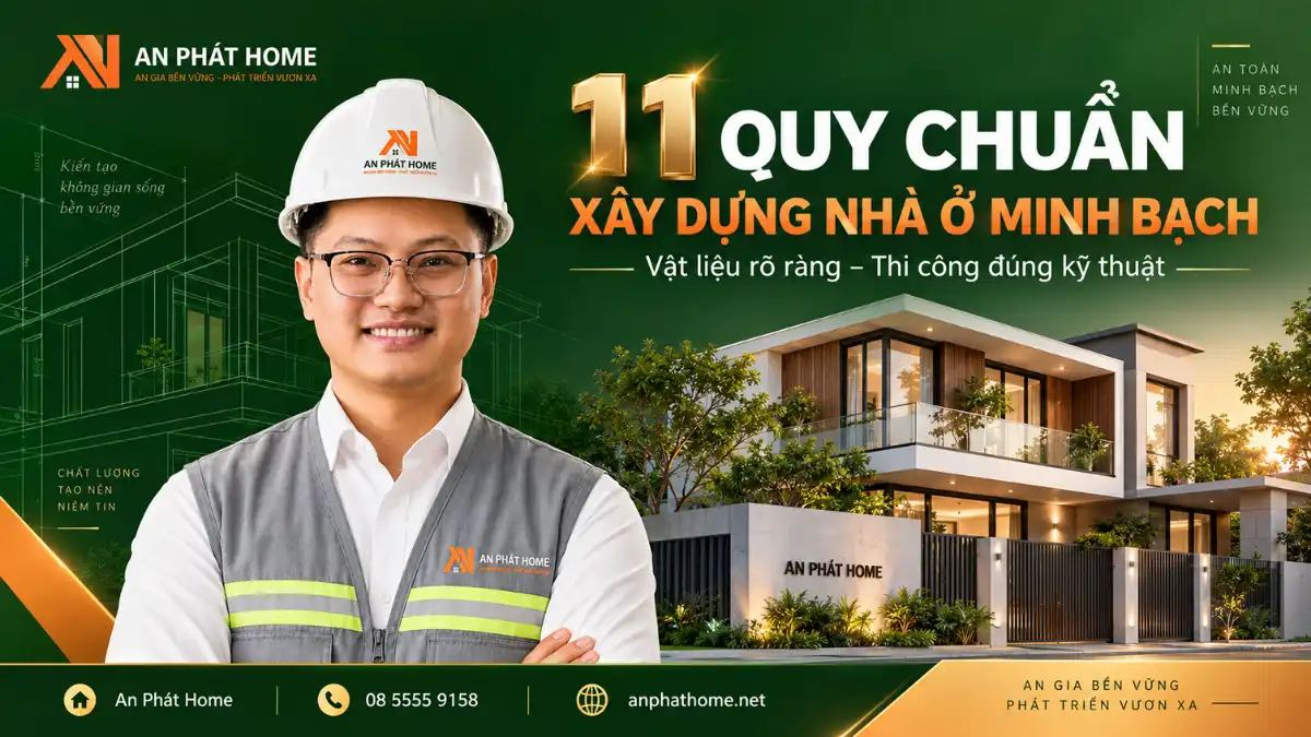 11 Quy Chuẩn Xây Dựng Nhà Ở Minh Bạch Tại An Phát Home