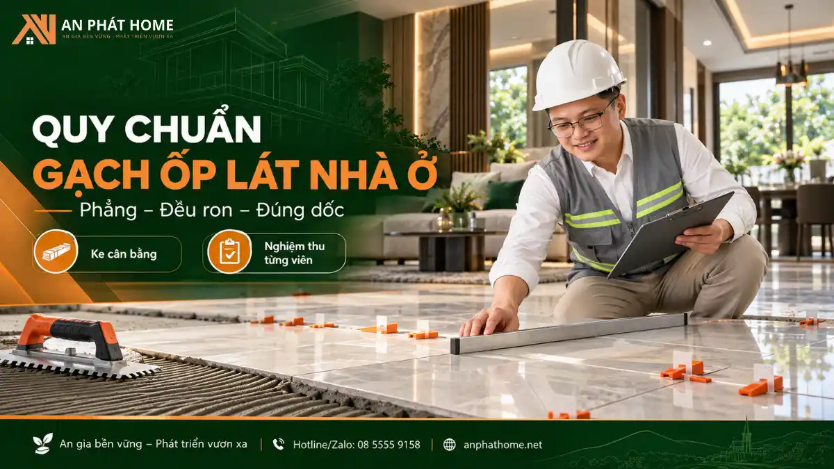 Quy Chuẩn Gạch Ốp Lát Hoàn Thiện Nhà Ở Tại Bảo Lộc _ An Phát Home